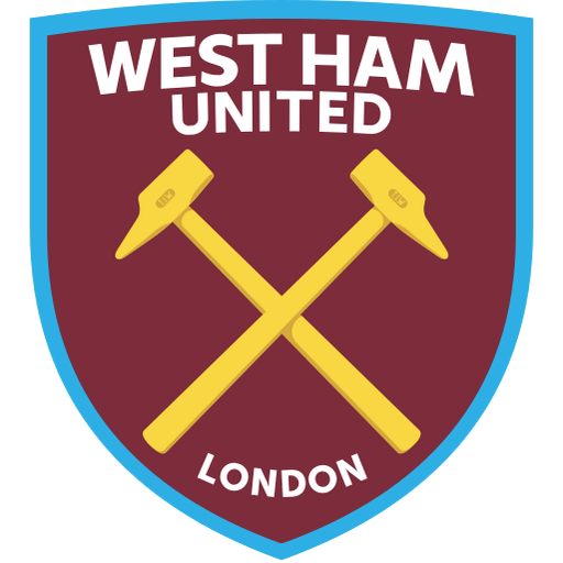 West Ham United FC logo PNG transparent background