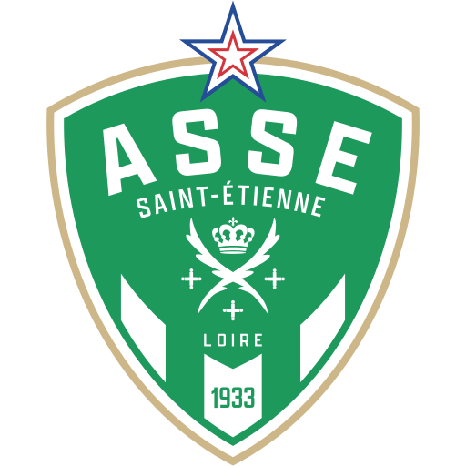 AS Saint-Étienne logo PNG transparent background