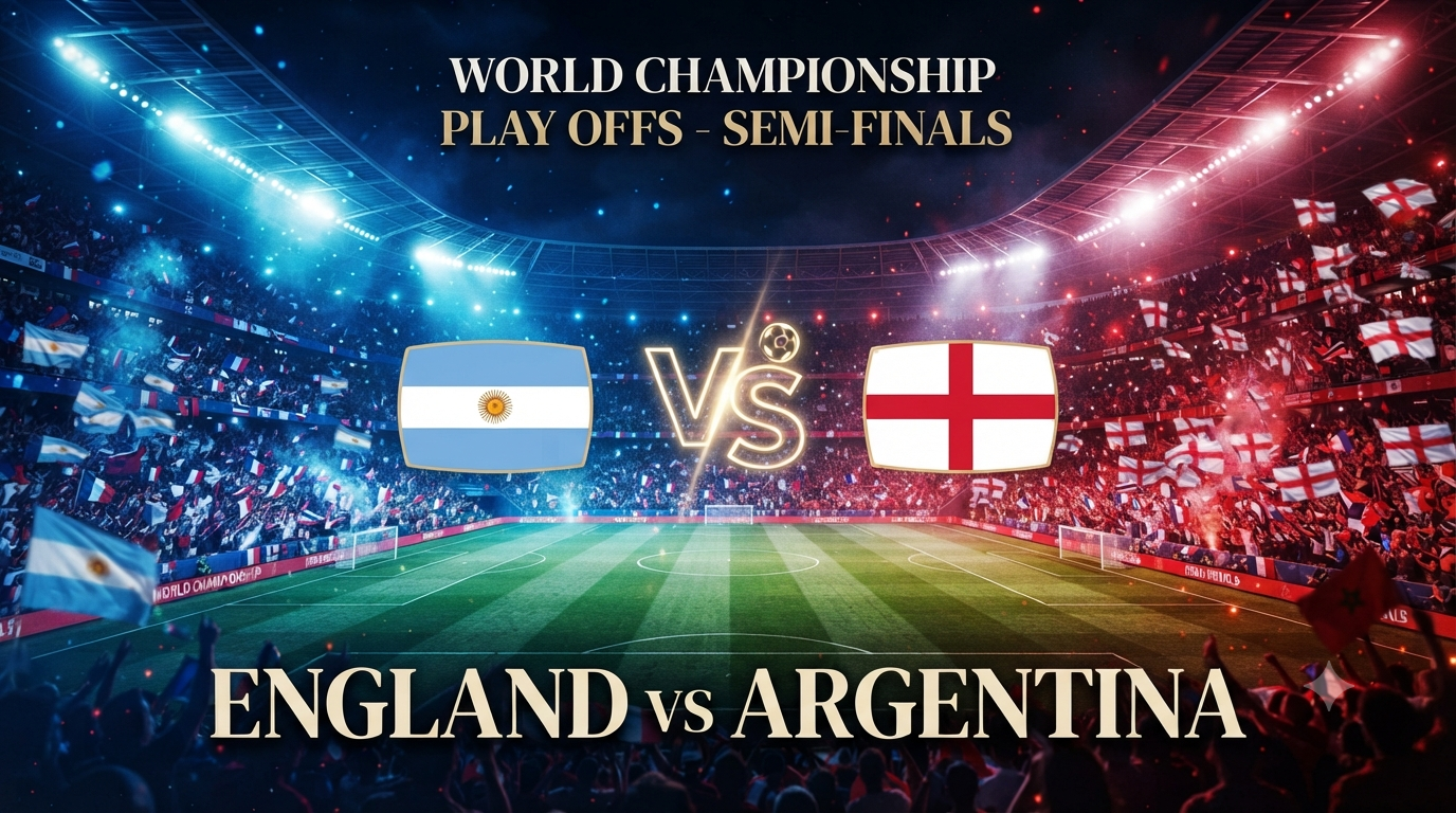 England Vs Argentina World Championship Play Offs Semi finals 1