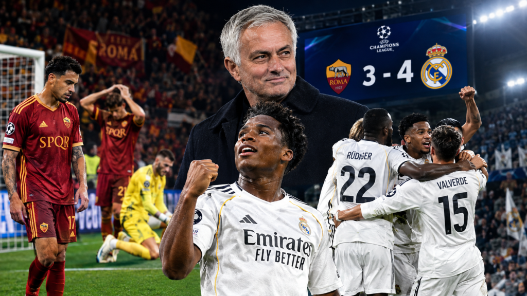 ريمونتادا ملكية تقلب روما رأسًا على عقب.. ريال مدريد يخطف فوزًا مجنونًا في ليلة تألق إندريك وعودة مورينيو